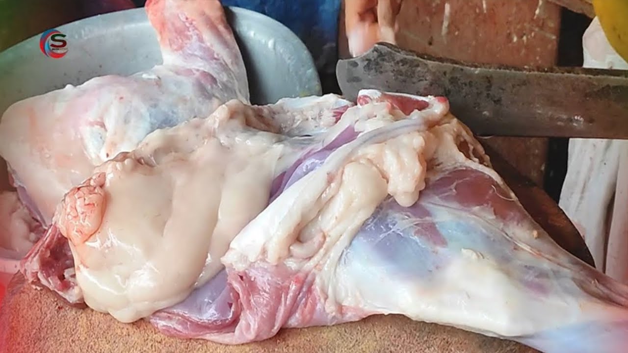 Incredible Two Biggest Gaot Meat Cutting Skills I Super Fast Mutton Cutting Skills 