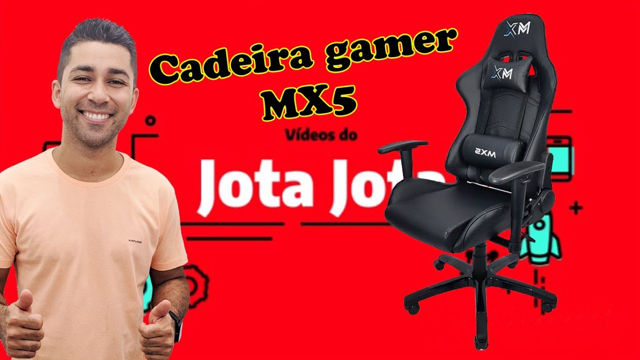 Montando a Cadeira Gamer MX5 Girat&oacute;ria Preto - Mymax
