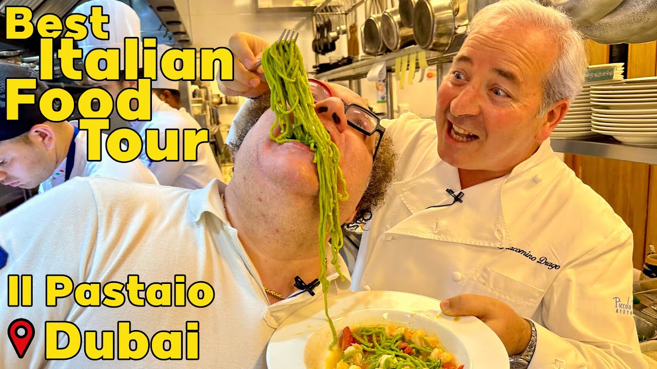 The best Italian food tour at Il Pastaio restaurant in Dubai