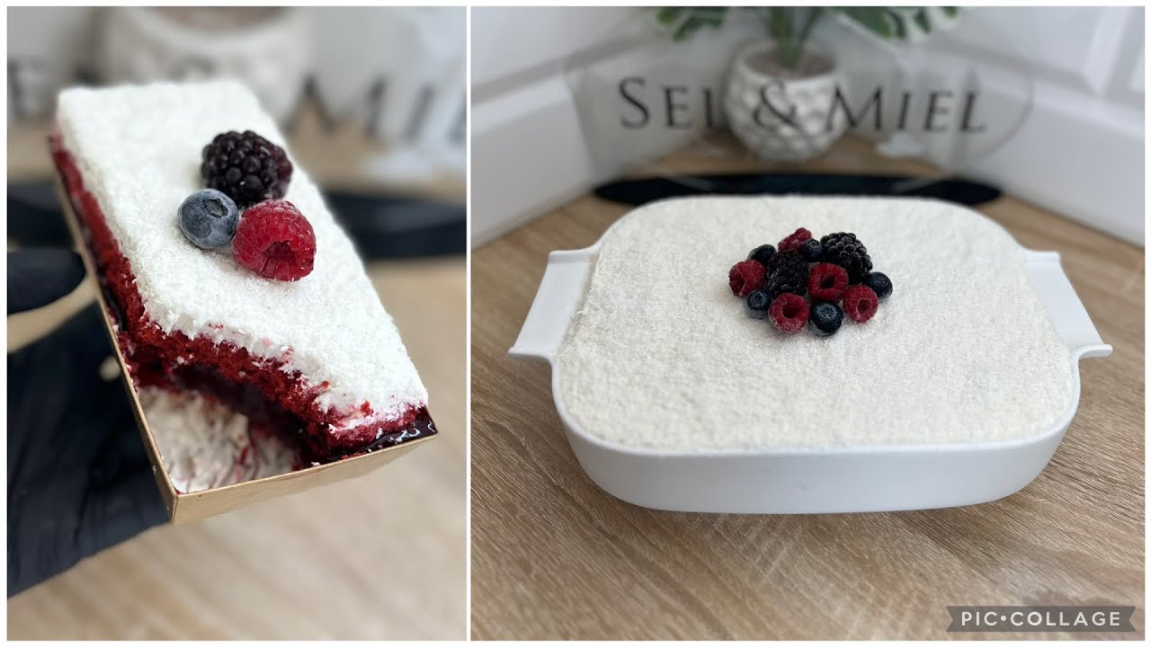 الكيكة الترند بجوز الهند 🥥❤️| Disley cake