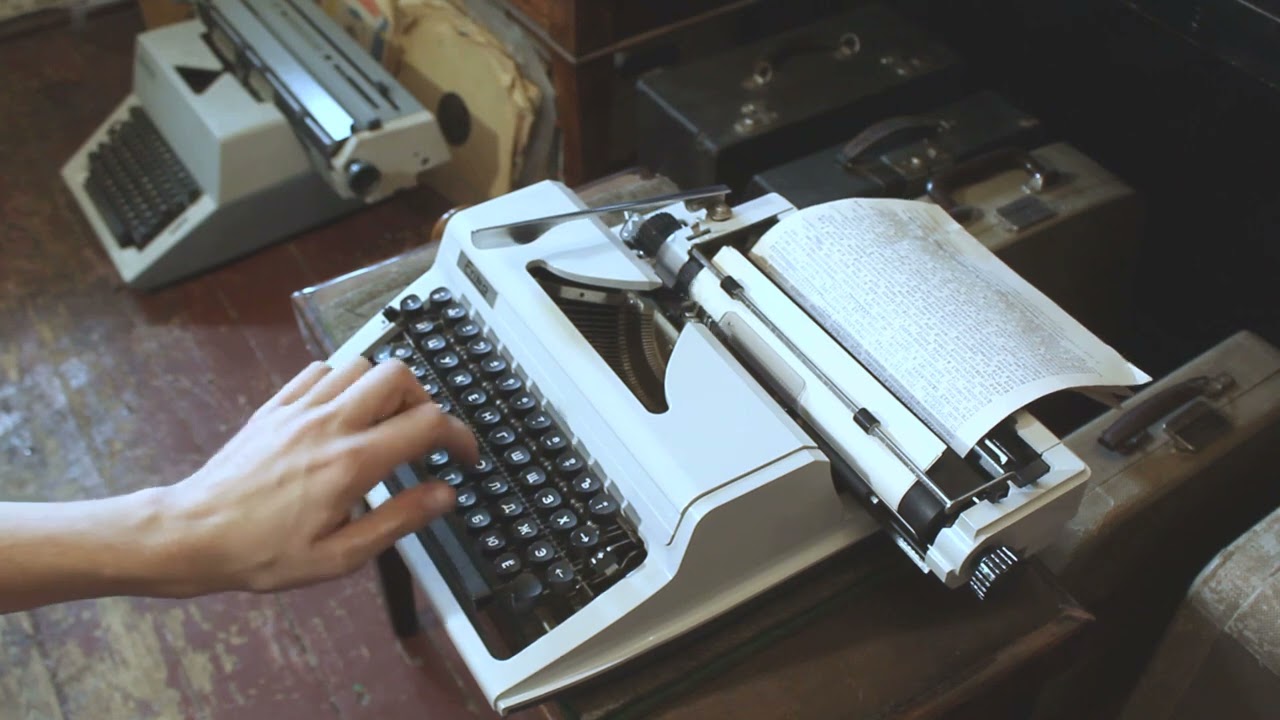 Эрика 105 (Любава) - краткое руководство | typewriter Erika schreibmaschine