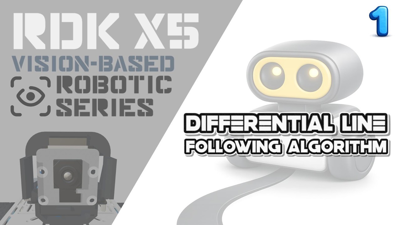 Line Following Using Camera (No Line Sensor!) – Differential Drive Tutorial