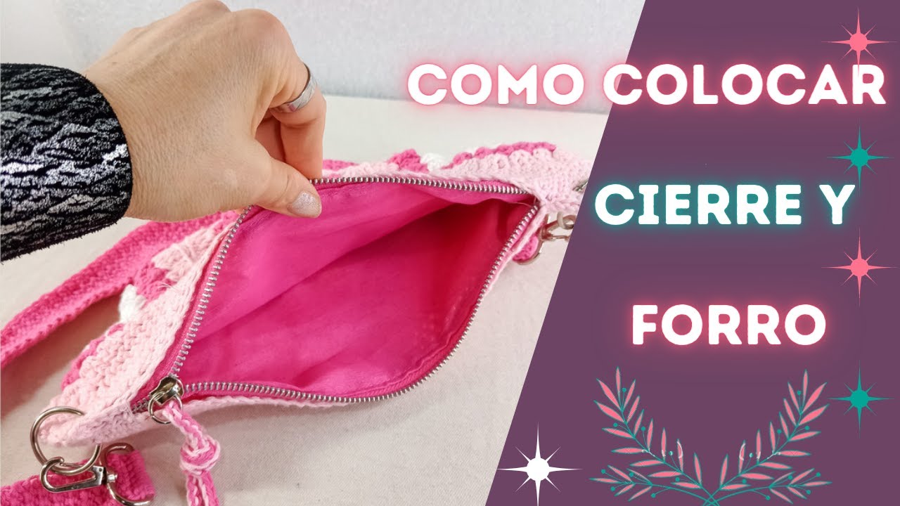 Como colocar cierre y forro a una riñonera, paso a paso