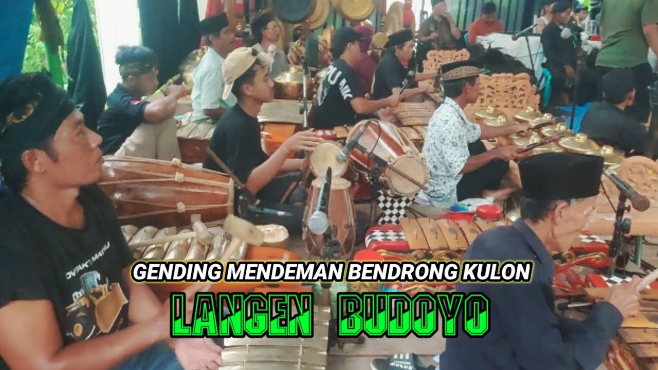 Gending Mendeman Bendrong Kulon Langen Budoyo Perkutukan