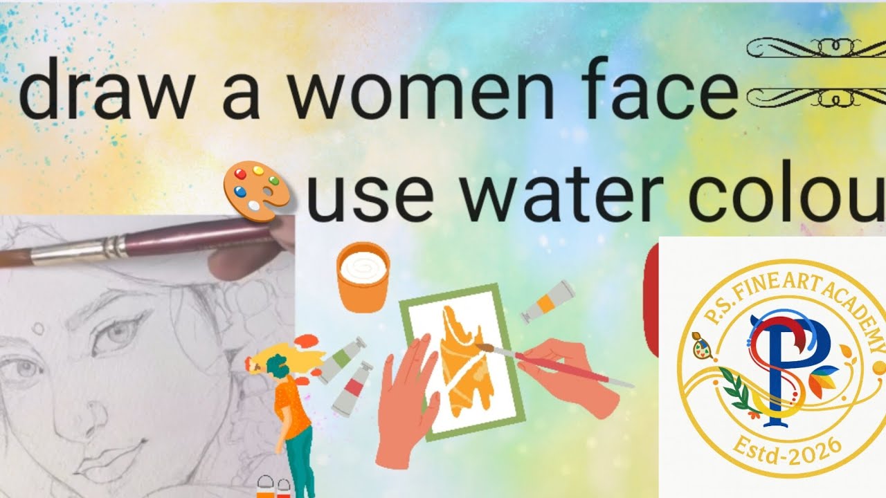 I draw Woman face potrate ..🎨