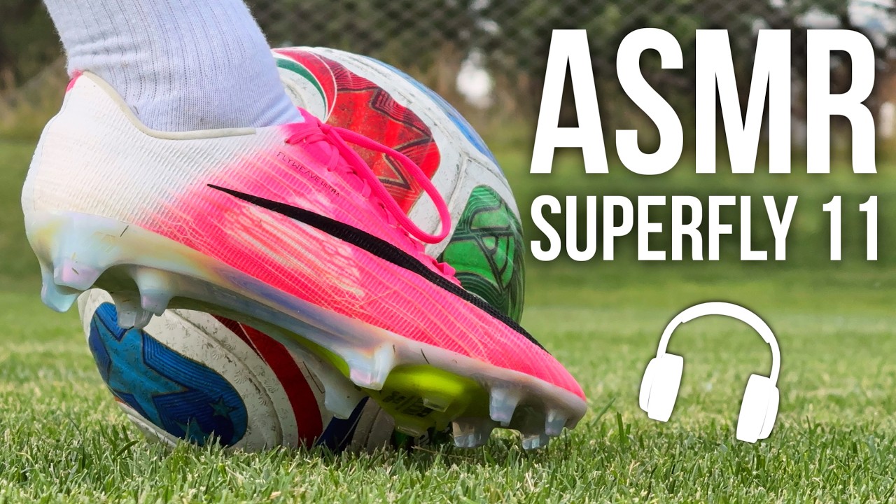 ASMR Training In Nike Mercurial Superfly 11 For Soccer / Football