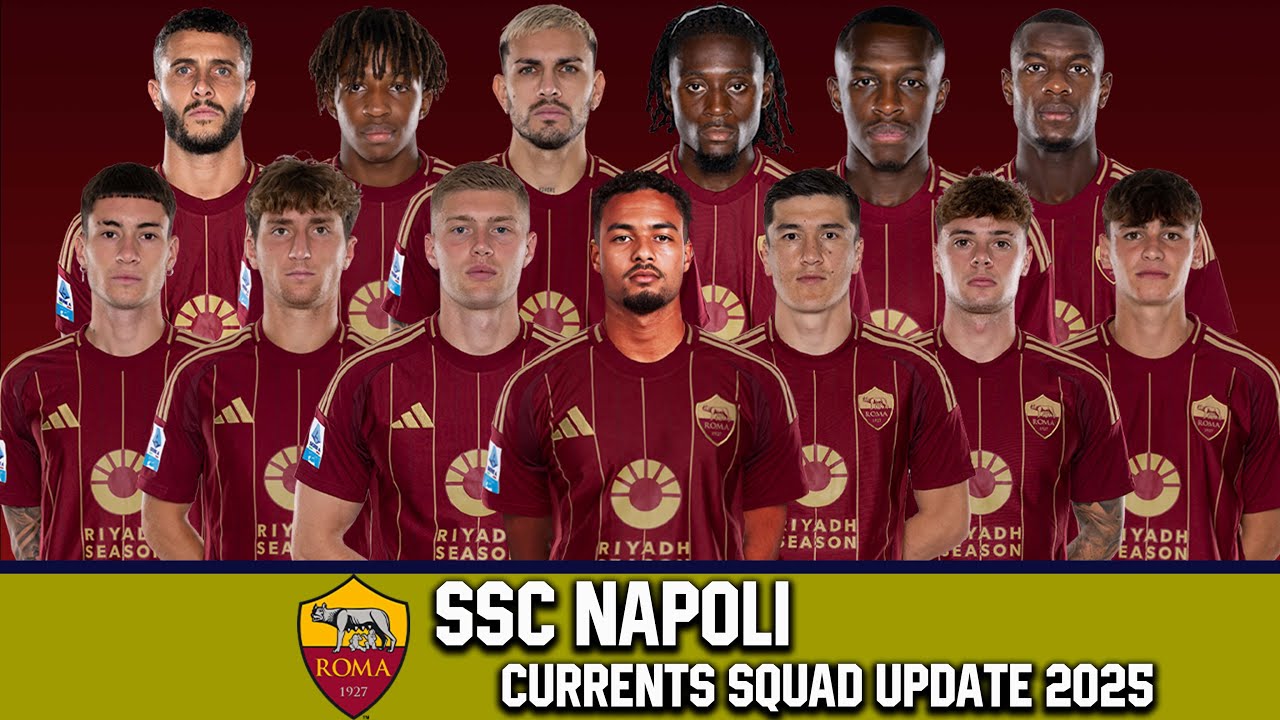 AS Roma Currents Squad Update 2024/25 With Devyne Rensch
