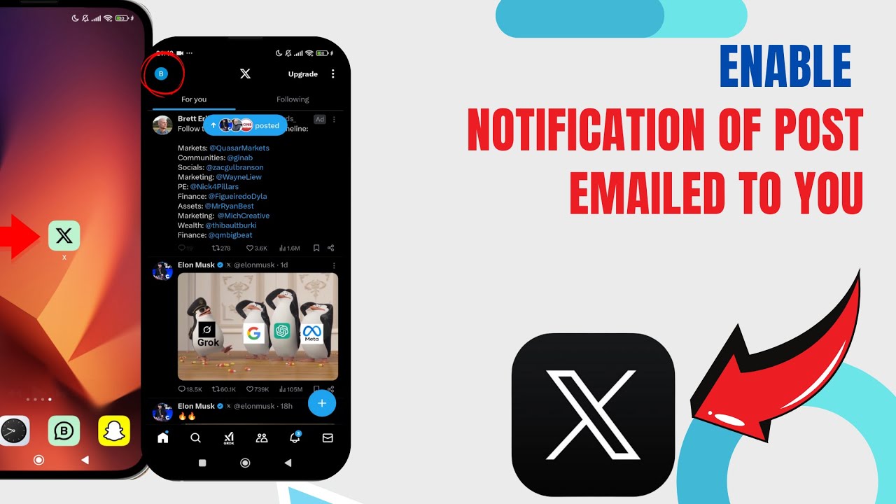 Enable Notification Of Post Emailed To You On X. |Technologyglance