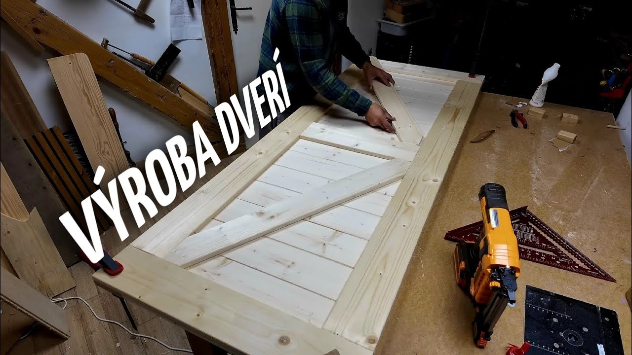 Ako vyrobiť drevené dvere BEZ ČAPOVANIA | jednoduchá a pevná konštrukcia