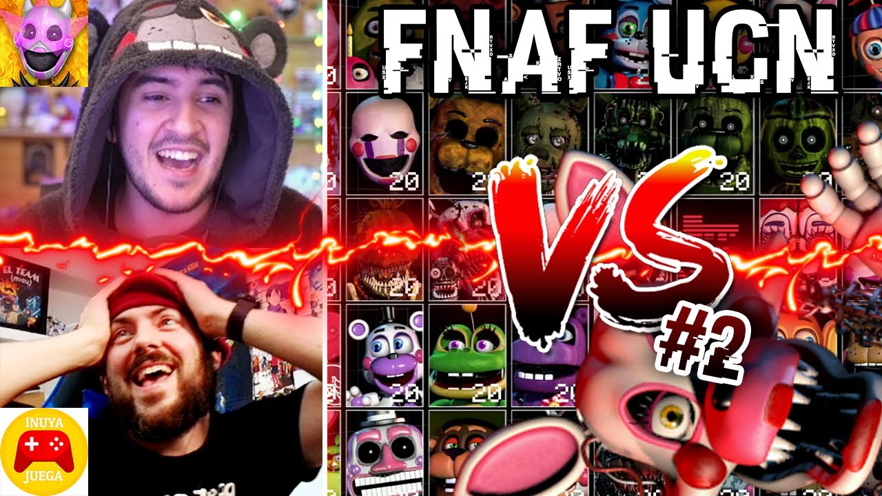 RETOS de FNAF ULTIMATE CUSTOM NIGHT parte 2 | GG GAMES vs INUYA JUEGA