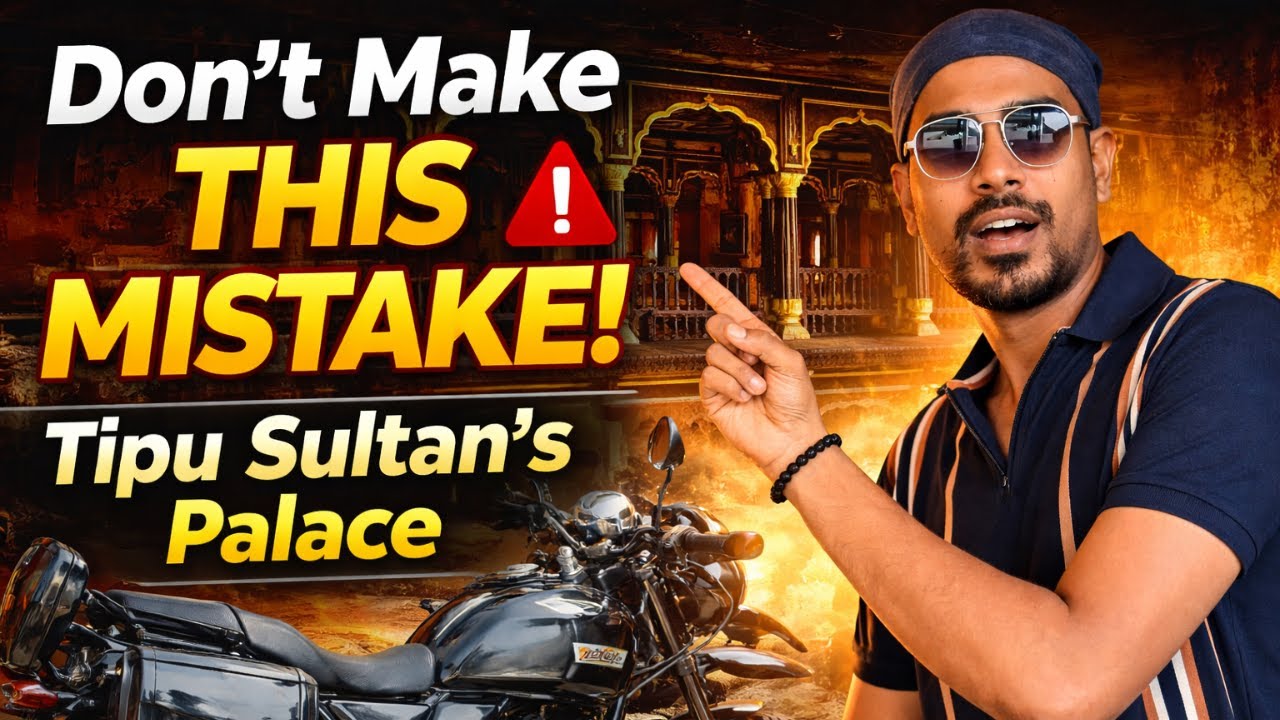 Don’t Make THIS Mistake When Visiting Tipu Sultan’s Palace! | Yezdi Adventure Part 1