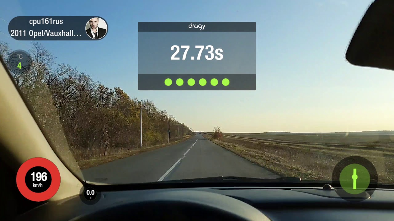 Opel astra j 1.6turbo 100-200 dragy