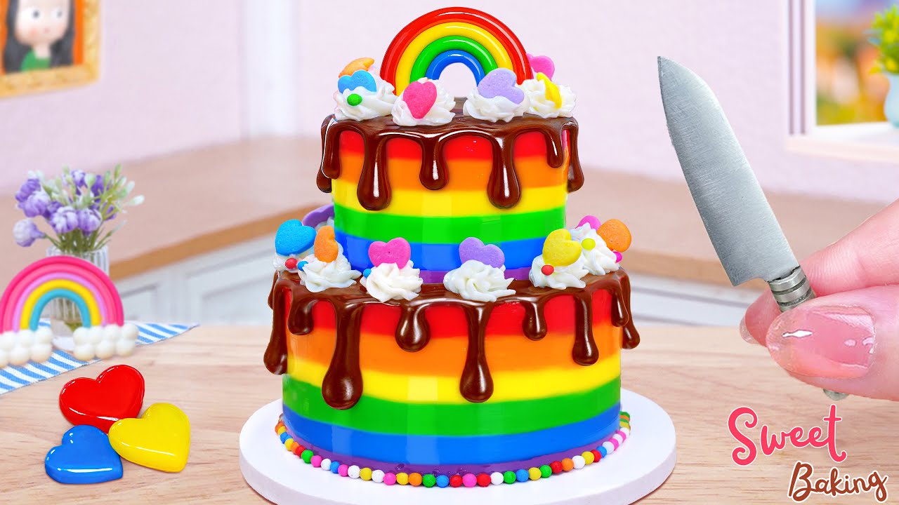 Rainbow Chocolate Cake Decorating Ideas | Colorful & Satisfying Desserts You&rsquo;ll Love | Sweet Baking