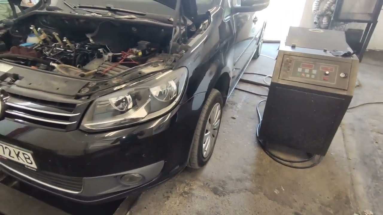 VW Touran 1.6 TDI p0400❗ p0401❗ чистка DPF, EGR без демонтажу на авто
