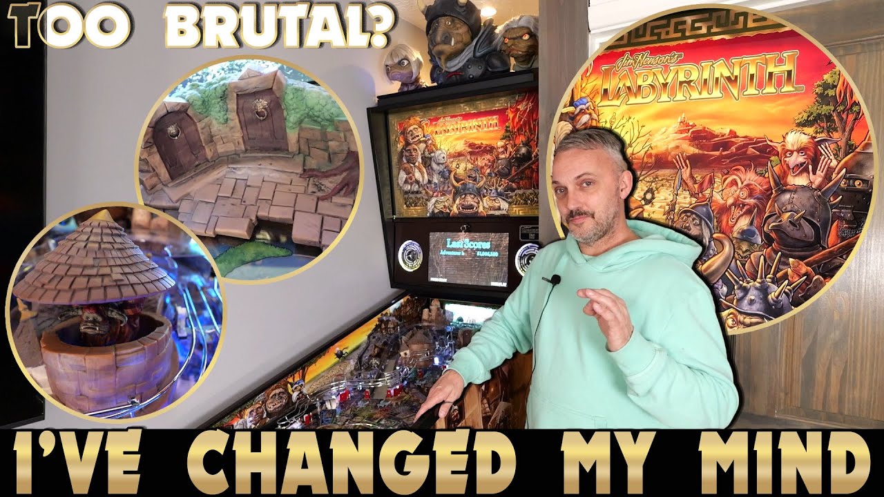 Обзор игрового автомата Labyrinth Pinball | Брутальная красота Barrels of Fun по мотивам классиче...