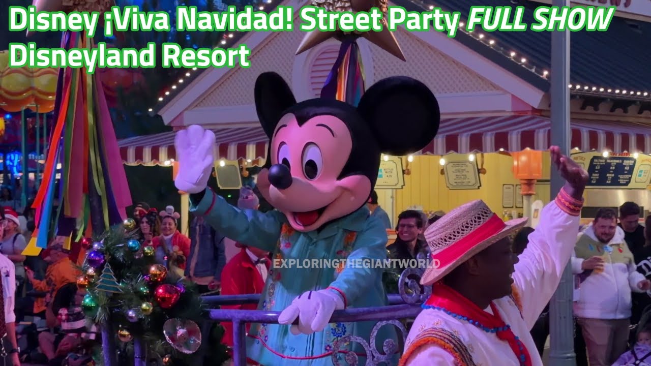 Disney ¡Viva Navidad! Street Party 2025 | Festival of Holidays at Disney California Adventure Park