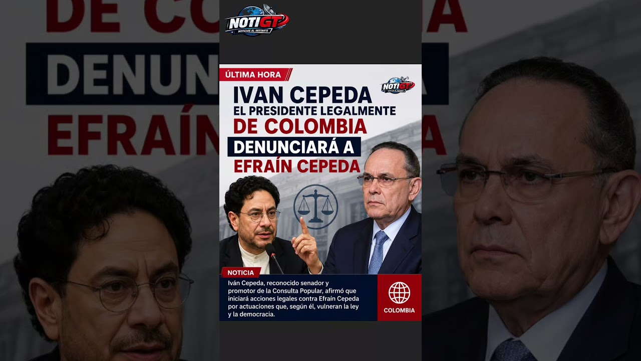 POL&Eacute;MICA EN COLOMBIAIV&Aacute;N CEPEDA DEMANDAR&Iacute;A A EFRA&Iacute;N CEPEDA #noticias
