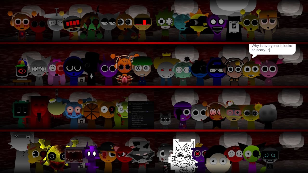 Sprunki evening (Full Update) Horror - with All Characters