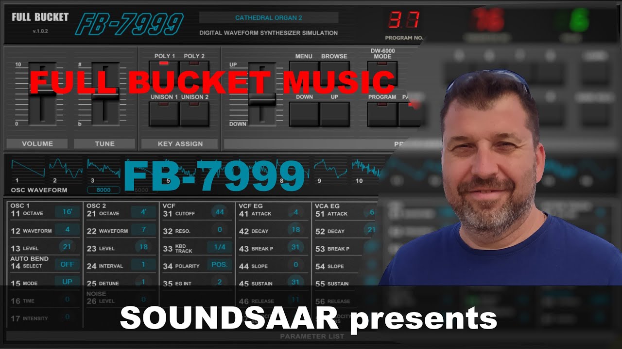 FB-7999 - Full Bucket Music - short sound test free vst synth by SOUNDSAAR [FS4E1]