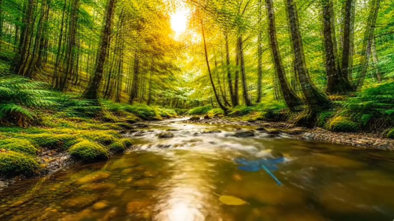 Sleep in the Wild: Forest Sounds & Bird Sounds (Dark Screen) | 1 Hours of Nature Sounds