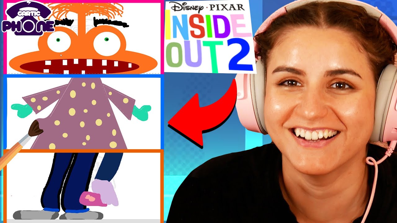 Gartic Phone, aber nur mit INSIDE OUT 2 Charakteren!