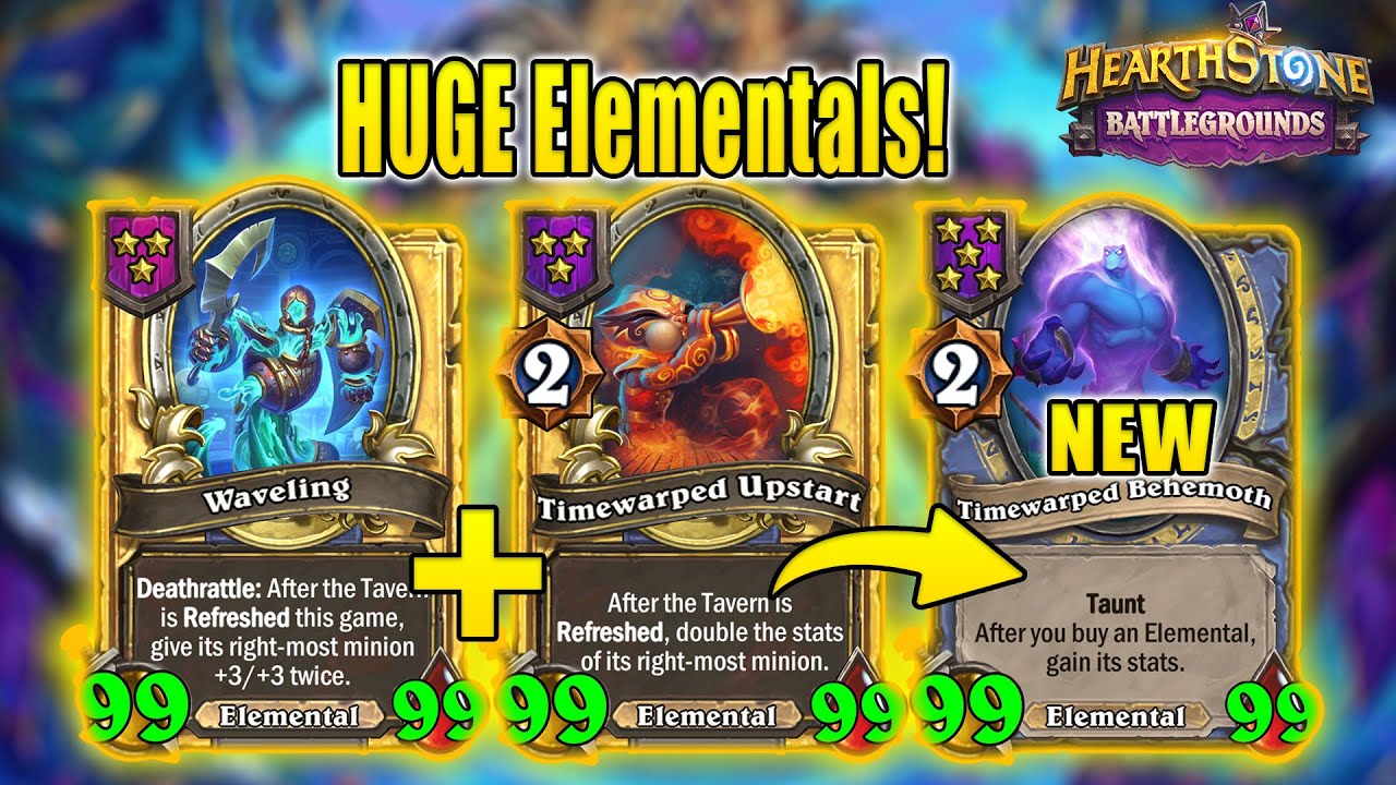 I Found The Best Elementals Timewarp Minions To Build! | Christian Hearthstone Battlegrounds