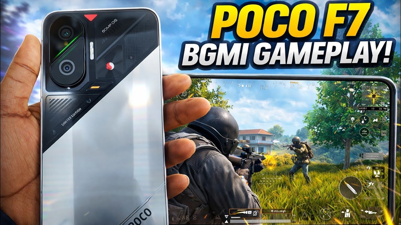 POCO F7 BGMI Gameplay 🔥 Smooth 90FPS + Insane Graphics