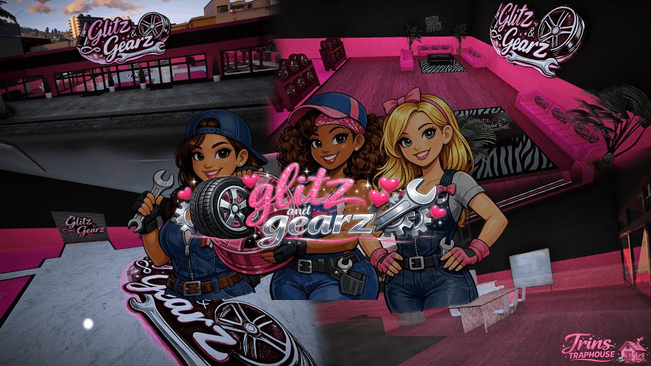 Glitz N Gearz | FiveM Female Mechanic Shop |  TOS Compliant FiveM MLO mod