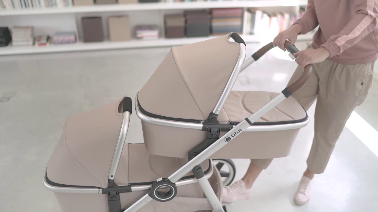 Qtus stroller DuetPro Demo (Duo carrycot)