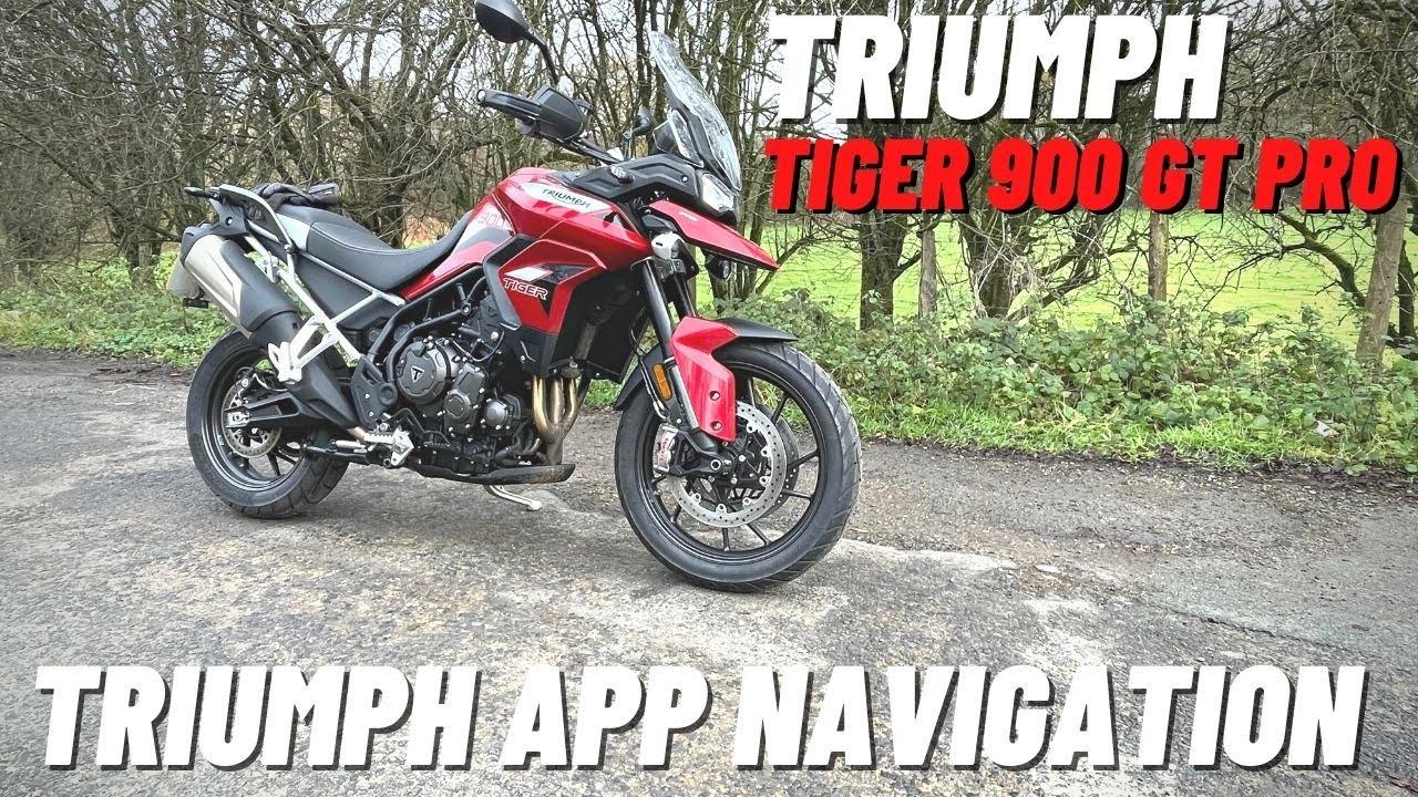 Tiger 900 GT Pro - Triumph App Navigation and dropping the bike #FAIL