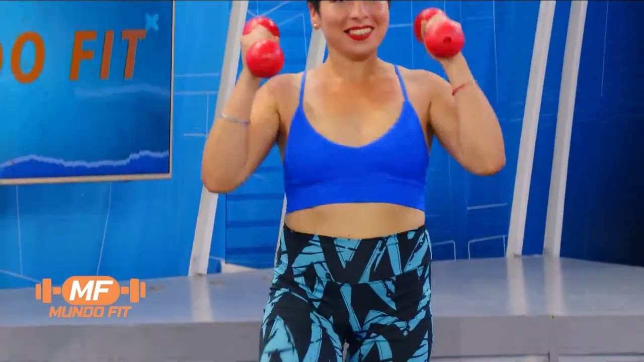 CARDIO Y FUERZA CON MARIELA RODRIGUEZ EN MUNDO FIT BLOQUE 1