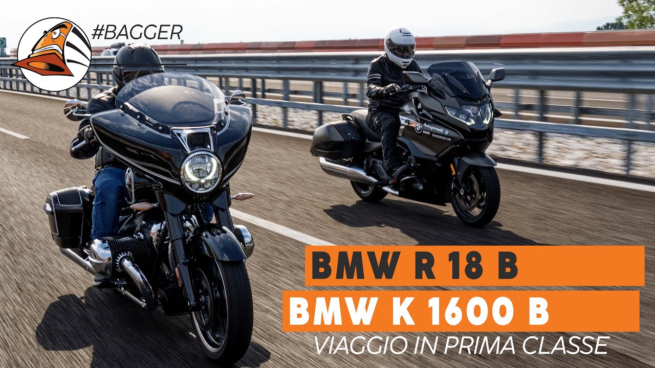 BMW R 18 B - K 1600 B in Dolomites [ENG Sub.]