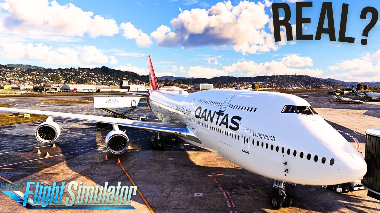 The Spirit of Australia in MSFS! ► ULTRA REALISM | STUNNING Sydney Arrival | Boeing 747-8 ► RTX 4090
