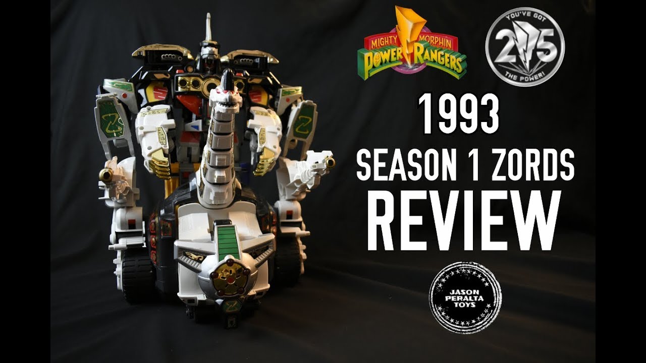 JPT TOY REVIEW # 30: 1993 MIGHTY MORPHIN POWER RANGERS SEASON 1 ZORDS