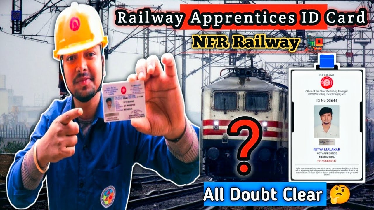 Indian Railway identity card 😲|| जानिये Railway Apprentice वालो का ID Card कैसा होता है? || NFR🚂