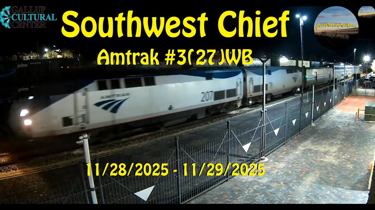 A3(27) WB Southwest Chief (207- 78 x 8) | 2025/11/28 - 2025/11/29
