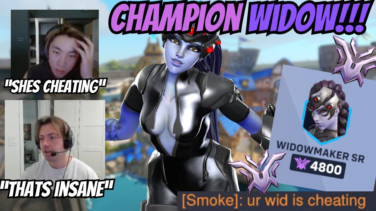 Champion Widowmaker Gets Accused of Cheating (Overwatch 2 Montage)