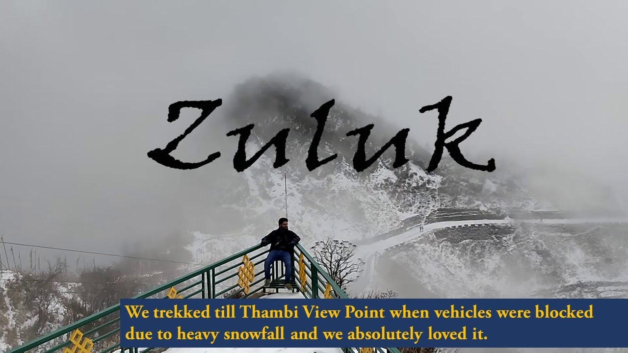 Heavy Snowfall in Silk Route, Zuluk in December | Climbed Thambi View point in Snow | Sikkim Places