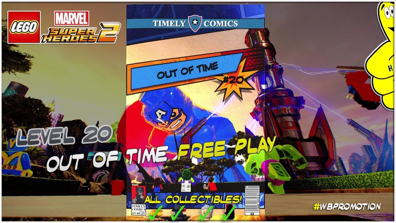 Lego Marvel Superheroes 2: Уровень 20 / Вне времени БЕСПЛАТНАЯ ИГРА (Все предметы коллекционирова...