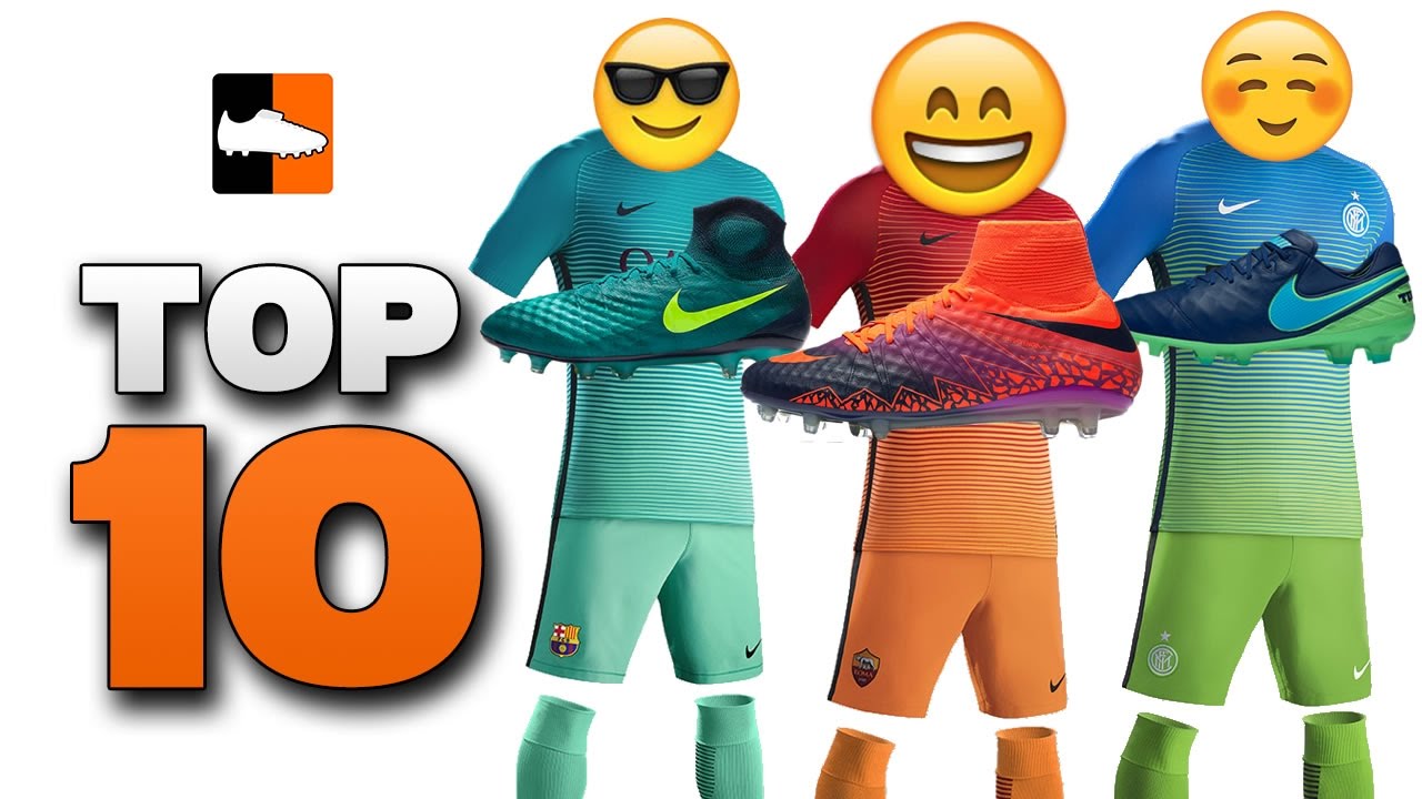 Top 10 Boot & Kit Combinations! Football Shirts & Soccer Cleat Combos 2016/17