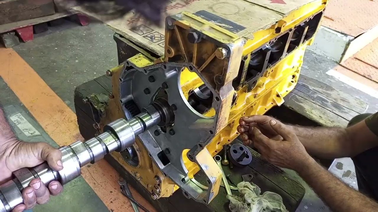 What is Cam Shaft Timing caterpillar cat 3116 Engine Rebuilding Engine Cam Shaft Timing. Part 5