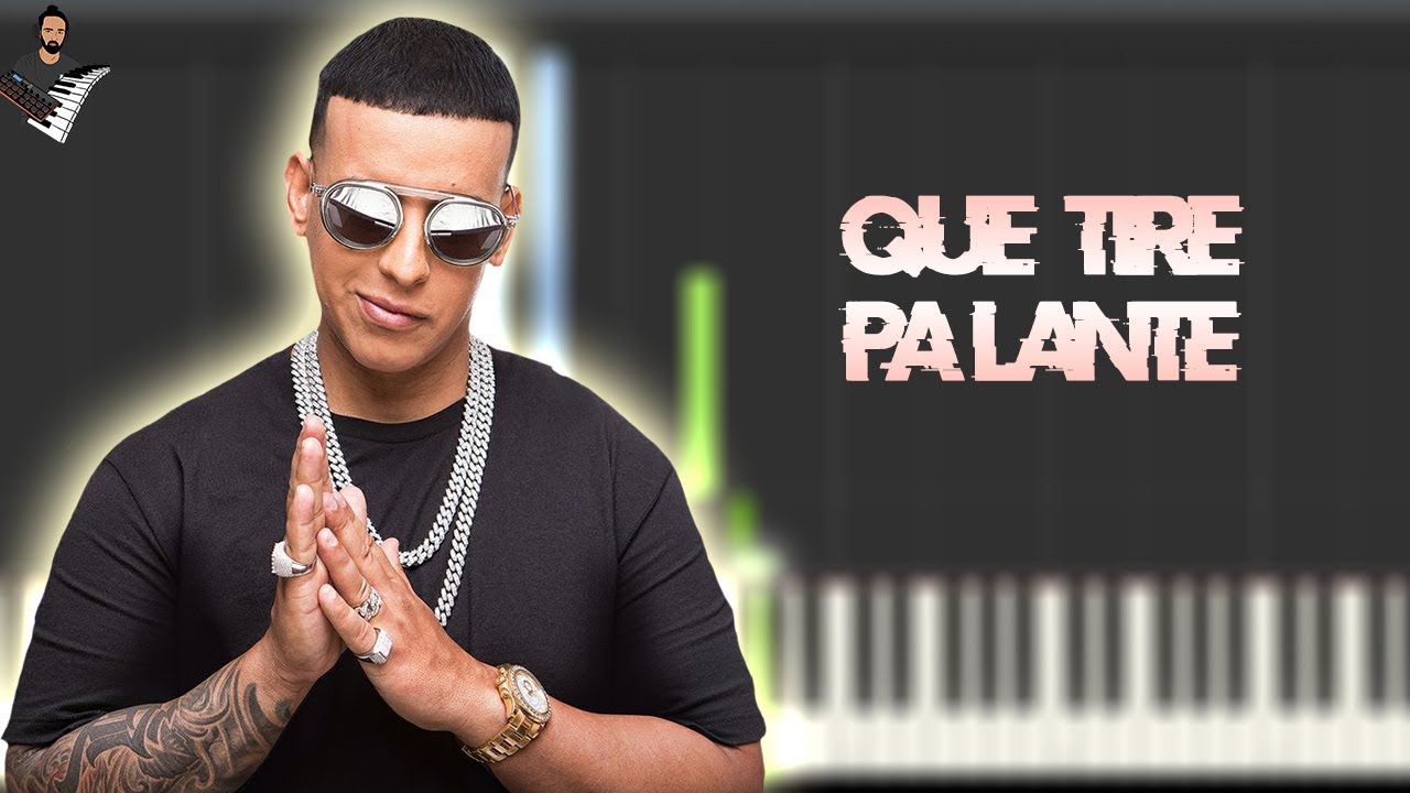 Daddy Yankee - Que Tire Pa' 'Lante | Instrumental Piano Tutorial / Partitura / Karaoke / MIDI