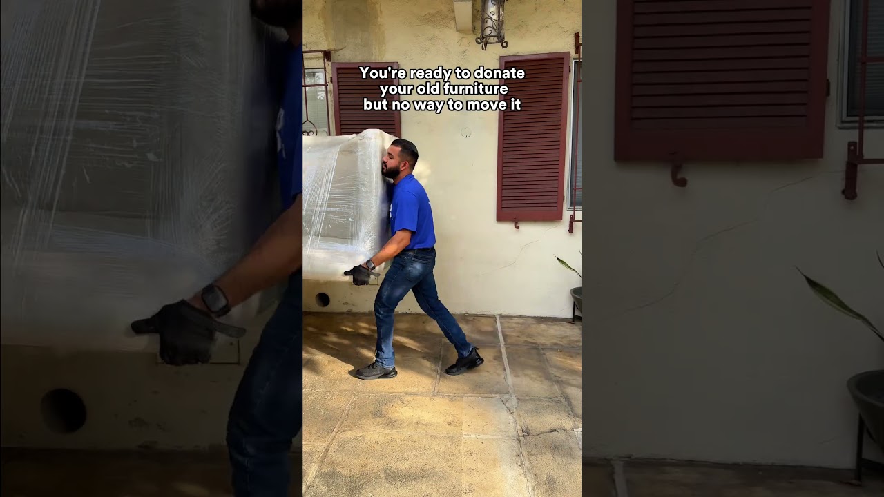 Ready to Donate Furniture, but Have No Way to Move It? 