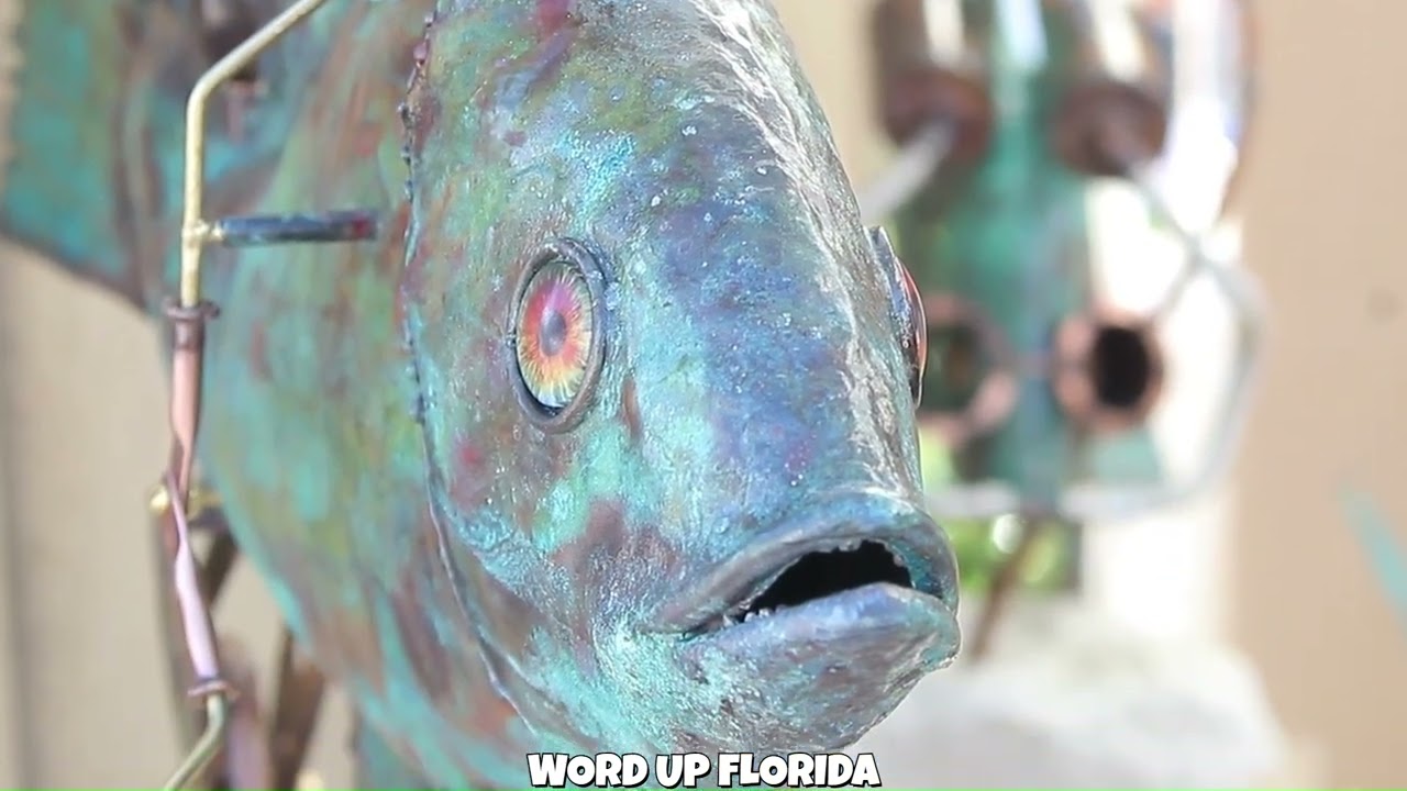 Elizabeth Lemoine Copper Sculptures 2026 Rotary Club Art Festival Cape Coral Florida USA