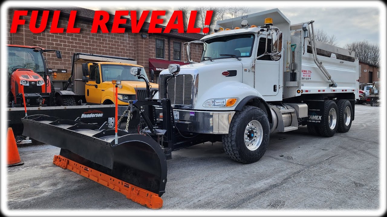 Полная демонстрация снегоочистителя Peterbilt 348 2017 года!