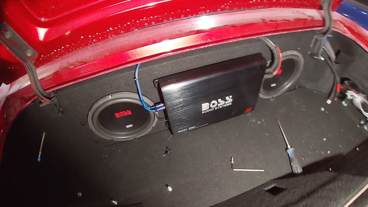Stereo, subs, and amp install on a 1967 Ford Mustang