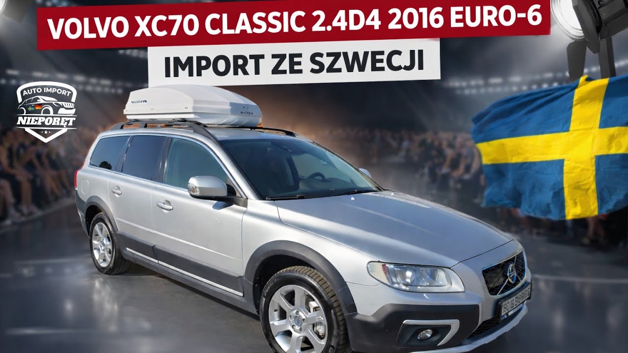 VOLVO XC70 CLASSIC ☑️ 2.4 D4 EURO-6 ☑️ 2016 ☑️ PAKIET WAKACYJNY ☑️ 