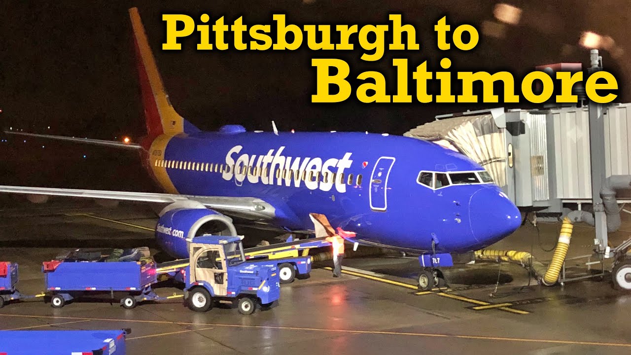 Full Flight: Southwest Airlines B737-700 Pittsburgh to Baltimore (PIT-BWI) ~ 2nd ed.