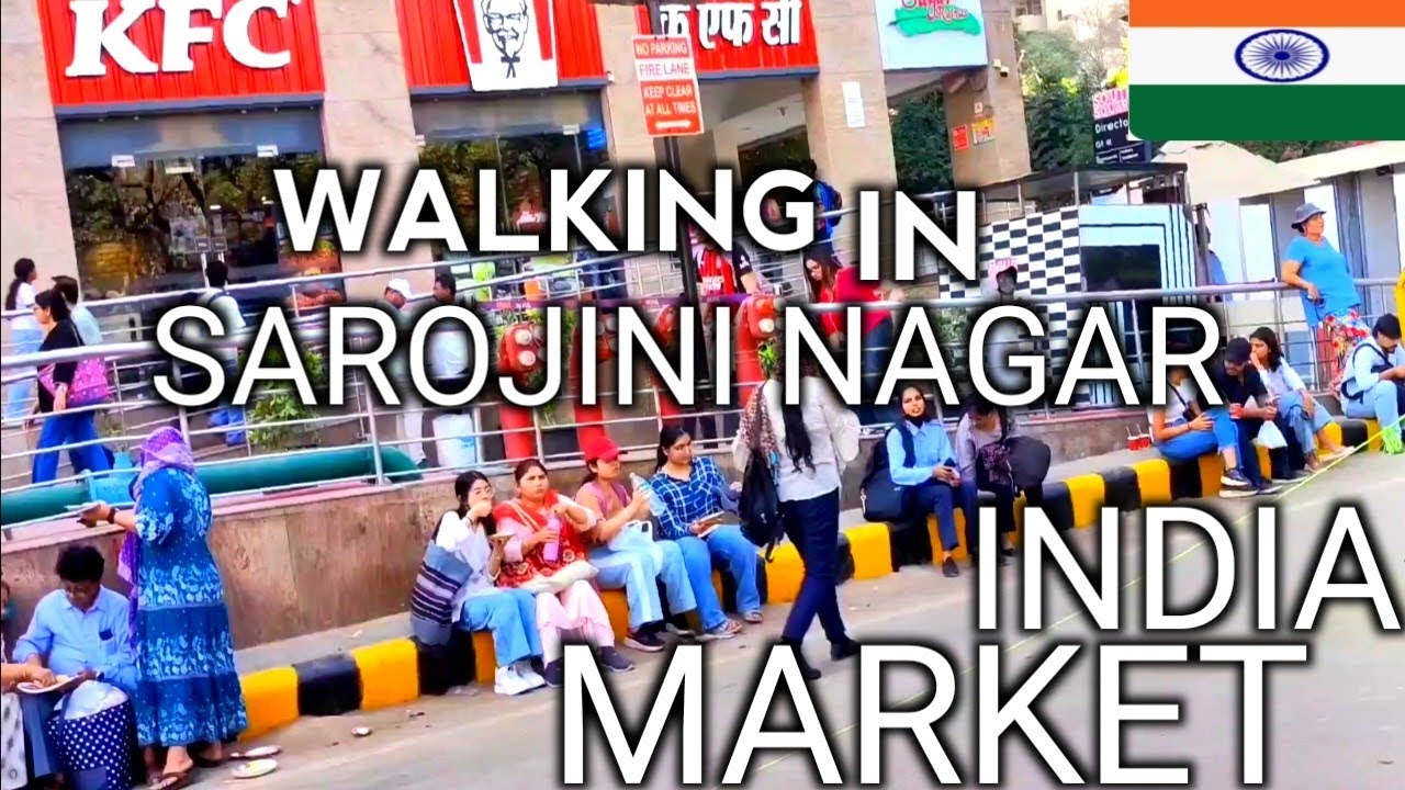 🇮🇳Walking in Sarojini Nagar Market Crowd & Street Life | New Delhi 2026 | India (4K Walking Tour)
