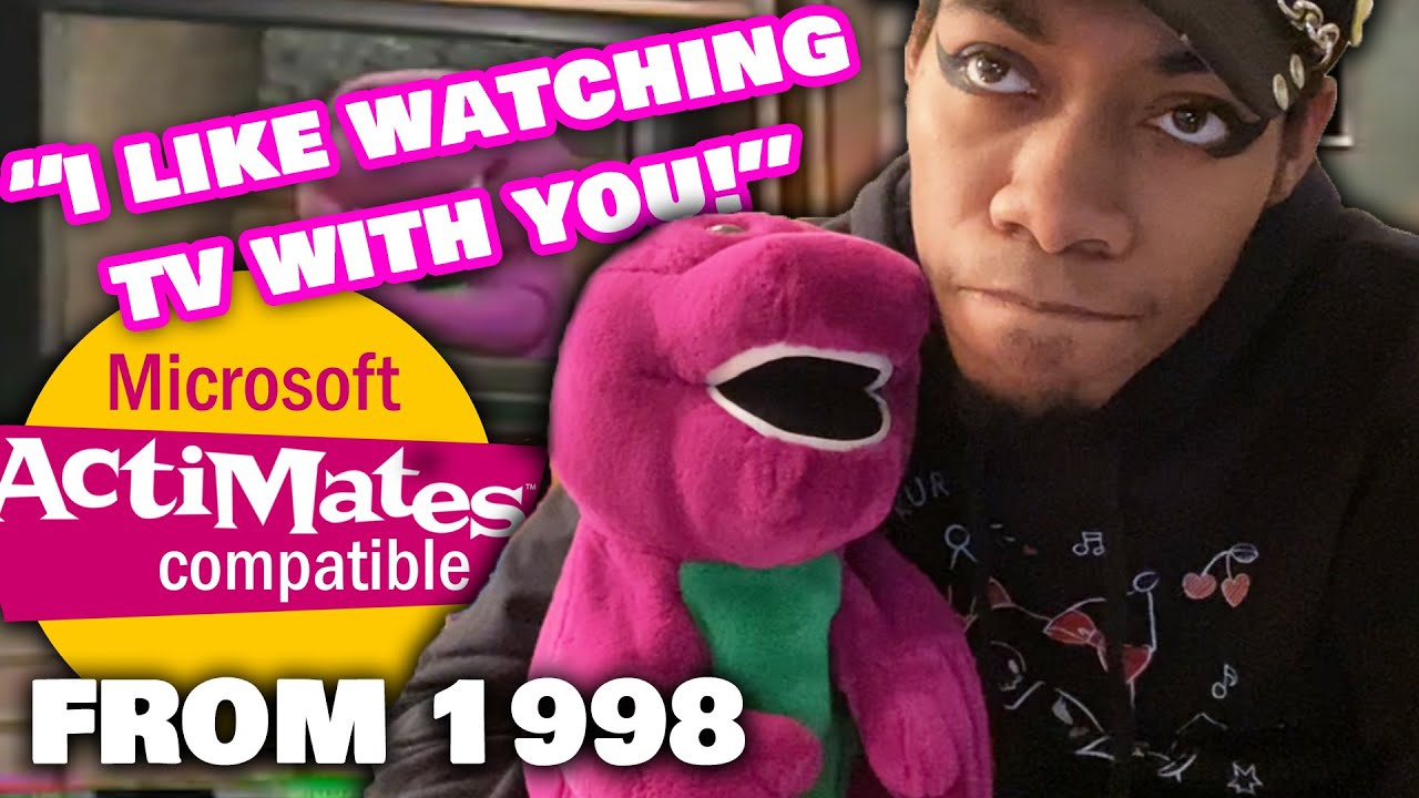 Opening a SEALED Actimates TV Pack and Watching the Test Tape with BARNEY | ASMR